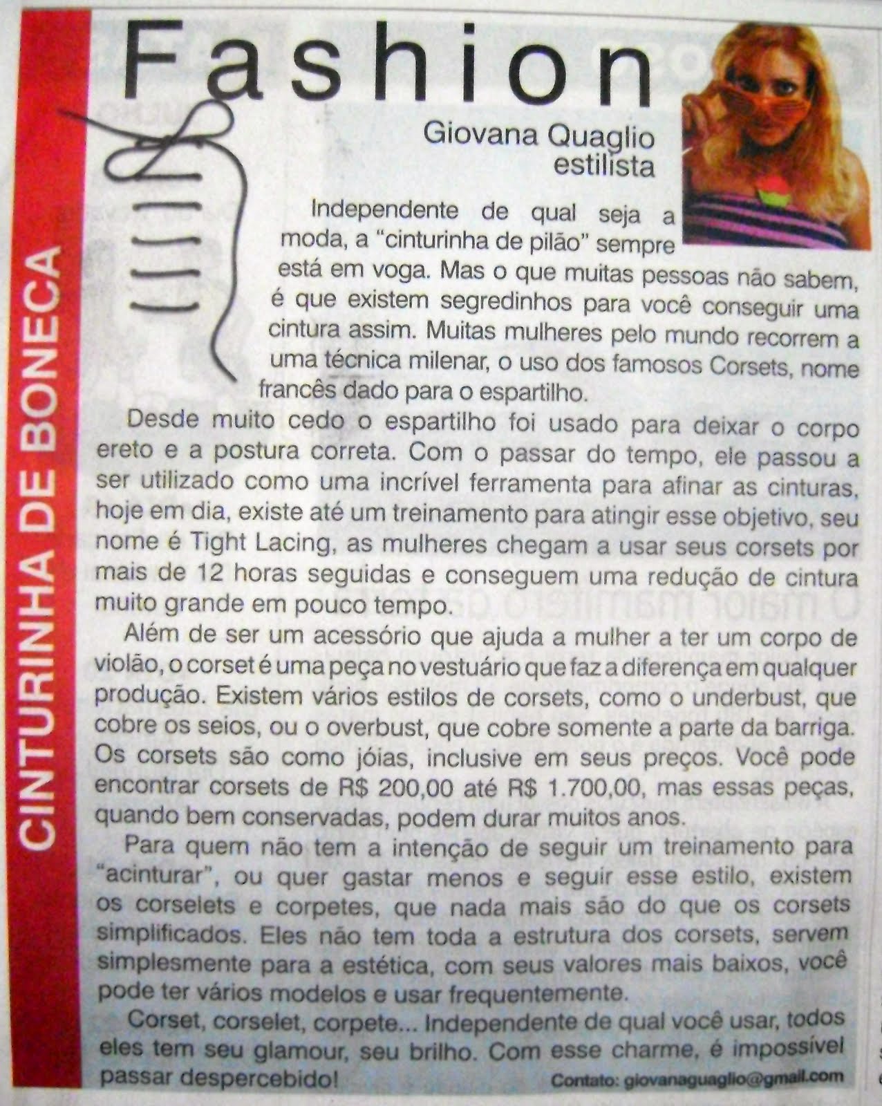 giovana quaglio, acho tendência, clipping, mídia, notícias, blog de moda, influencer, youtuber, mogi mirim, campinas, 