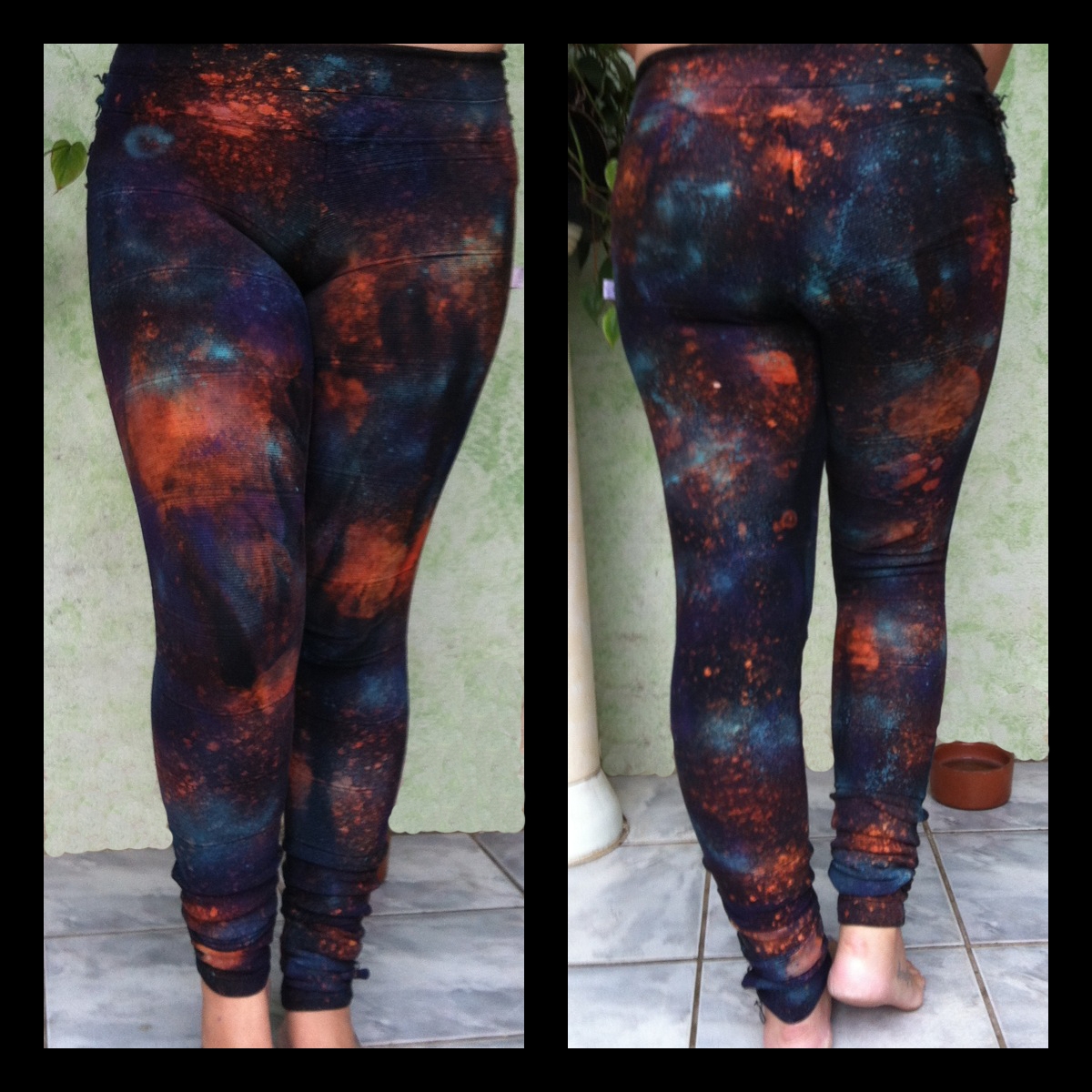 galaxy print, como fazer, diy