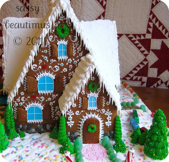 doces de natal, ginger bread house, casa de gengibre, doces, natal, ideias, criativos