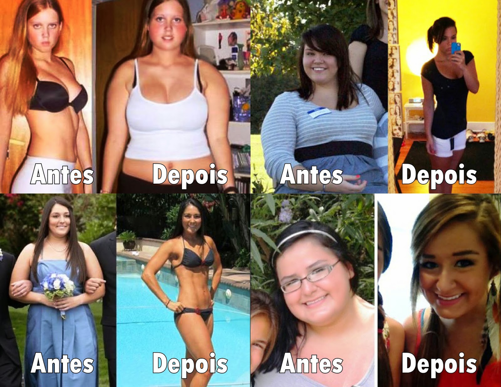 perda de peso, como perder peso, como emagrecer, antes e depois, fotos, mulheres