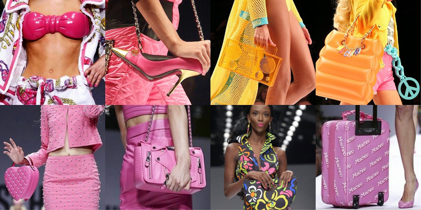 acho tendencia, blog de moda, desfile, moschino, barbie, detalhes, fotos