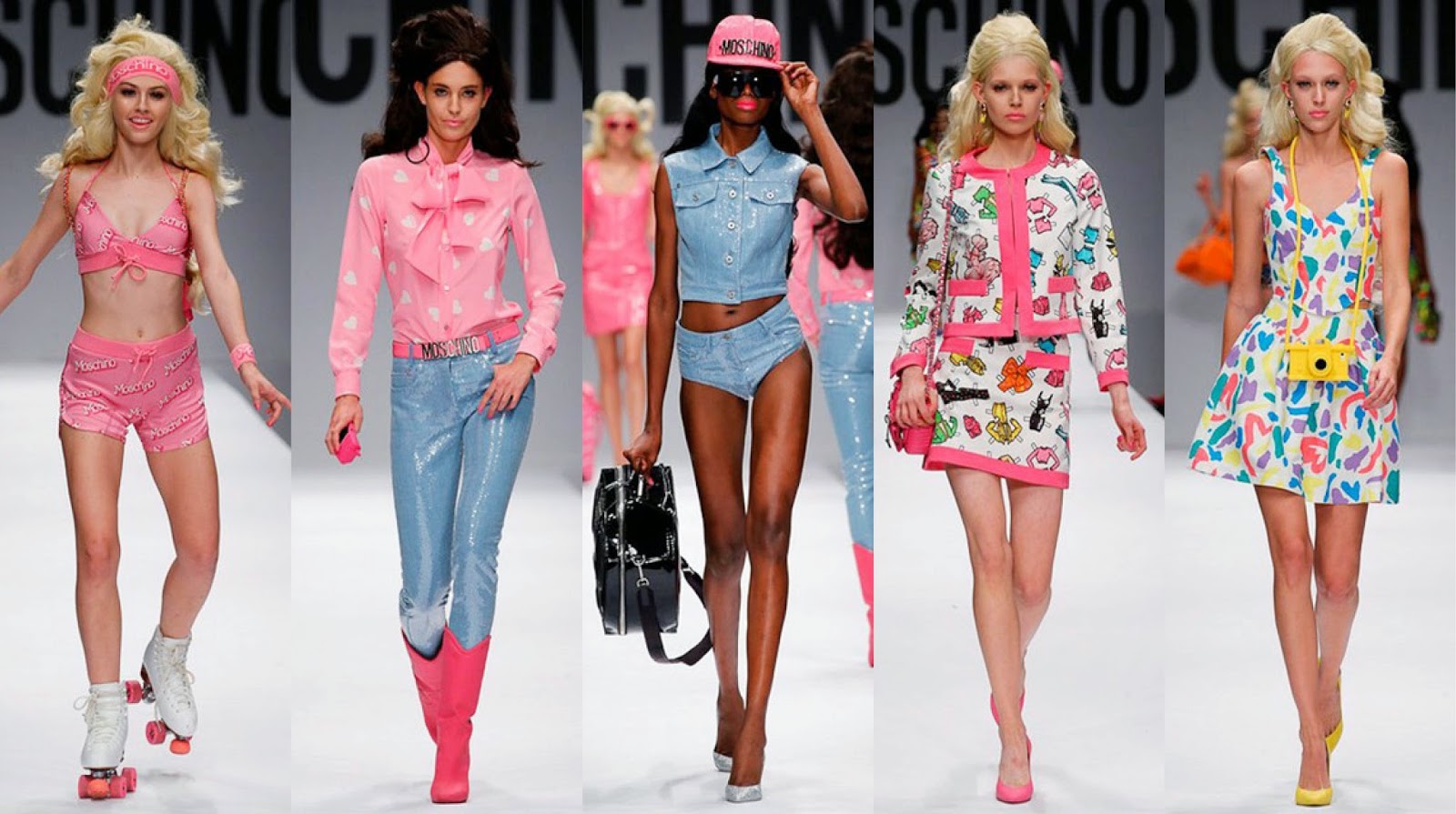 acho tendencia, blog de moda, desfile, moschino, barbie, detalhes, fotos