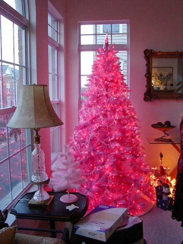 arvore de natal, cor de rosa, fofa, criativa, natal, ideias, doces, pink, acho tendencia