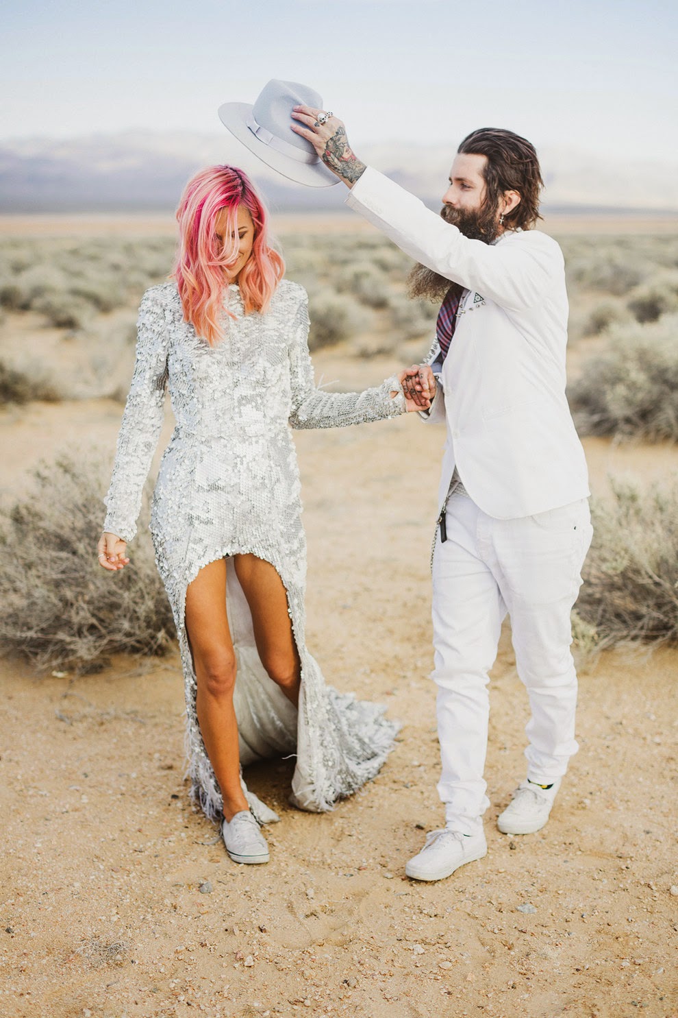 casamento, alternativo, las vegas, destination wedding, tattoo, cabelo rosa, rock wedding, acho tendencia