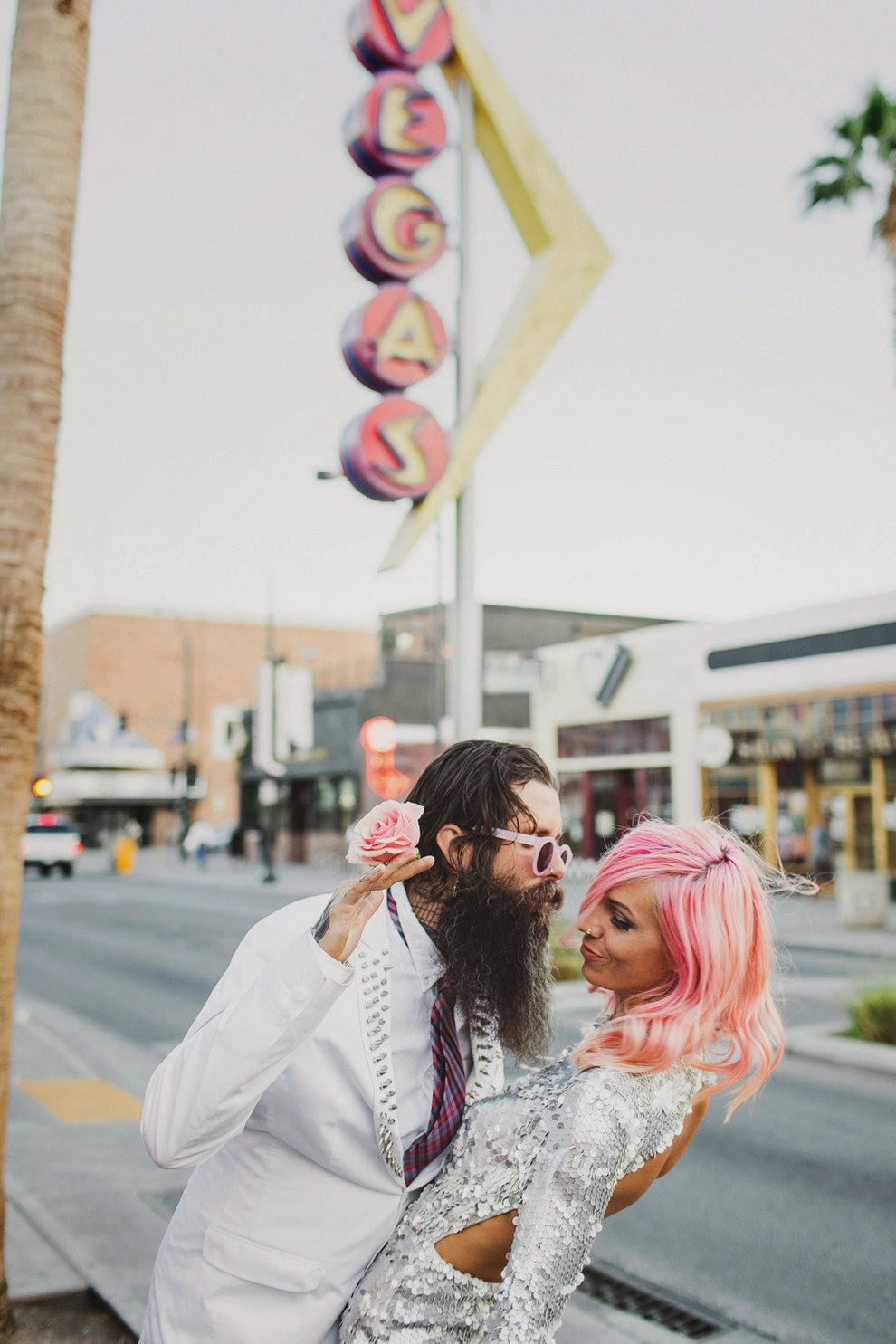 casamento, alternativo, las vegas, destination wedding, tattoo, cabelo rosa, rock wedding, acho tendencia