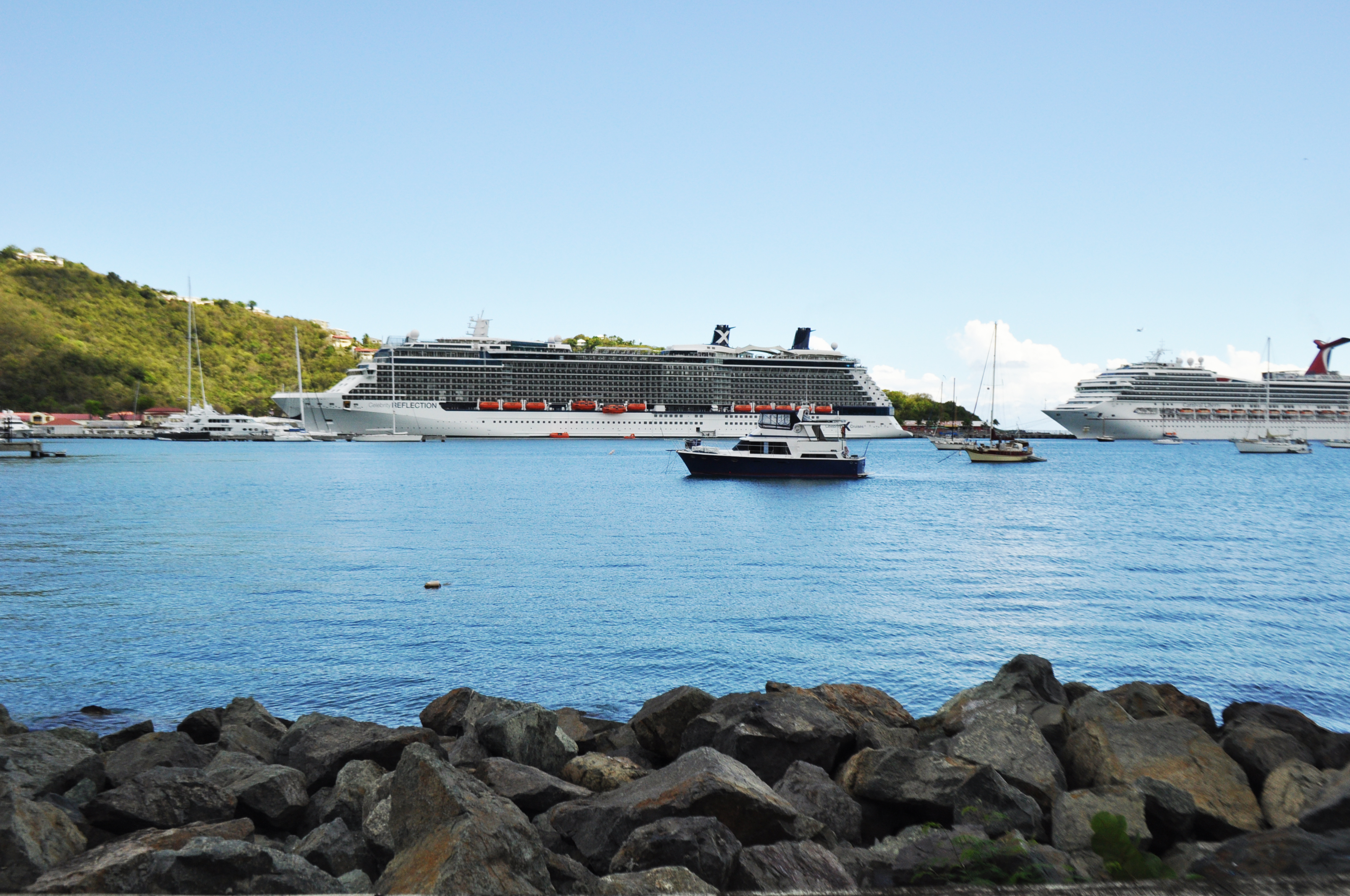 st thomas, caribe usvi, ilhas virgens, virgin islands, navio, cruise ship, celebrity cruises, reflection, giovana quaglio, cruzeiro,