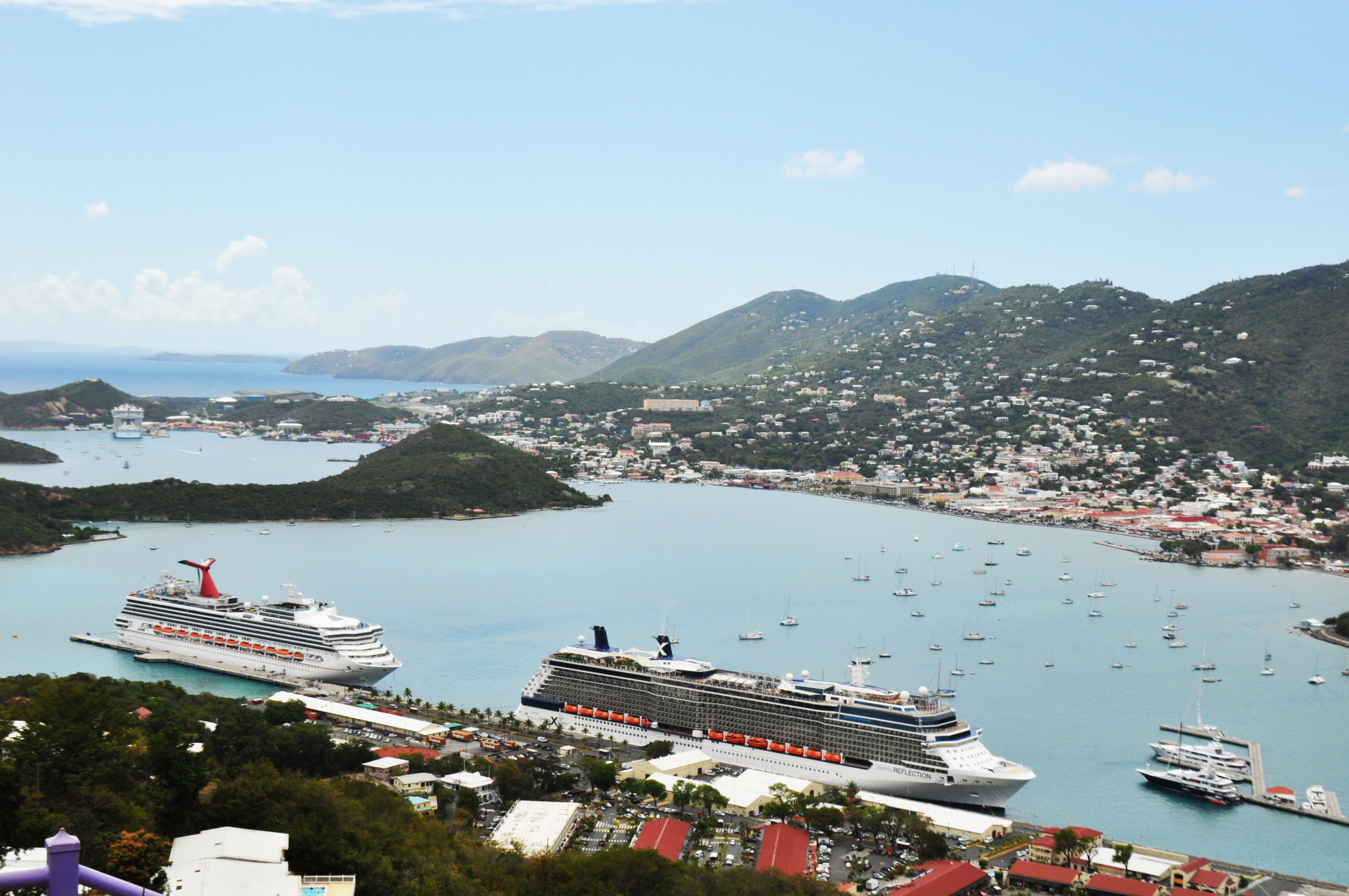 st thomas, caribe usvi, ilhas virgens, virgin islands, navio, cruise ship, celebrity cruises, reflection, giovana quaglio, cruzeiro,