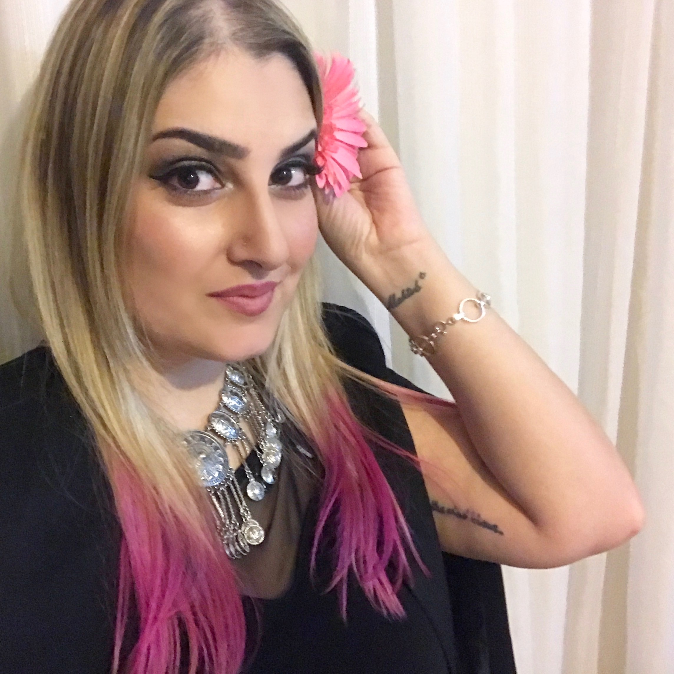 cabelo, cor de rosa, pontas, pink hair, giovana quaglio, como fazer diy