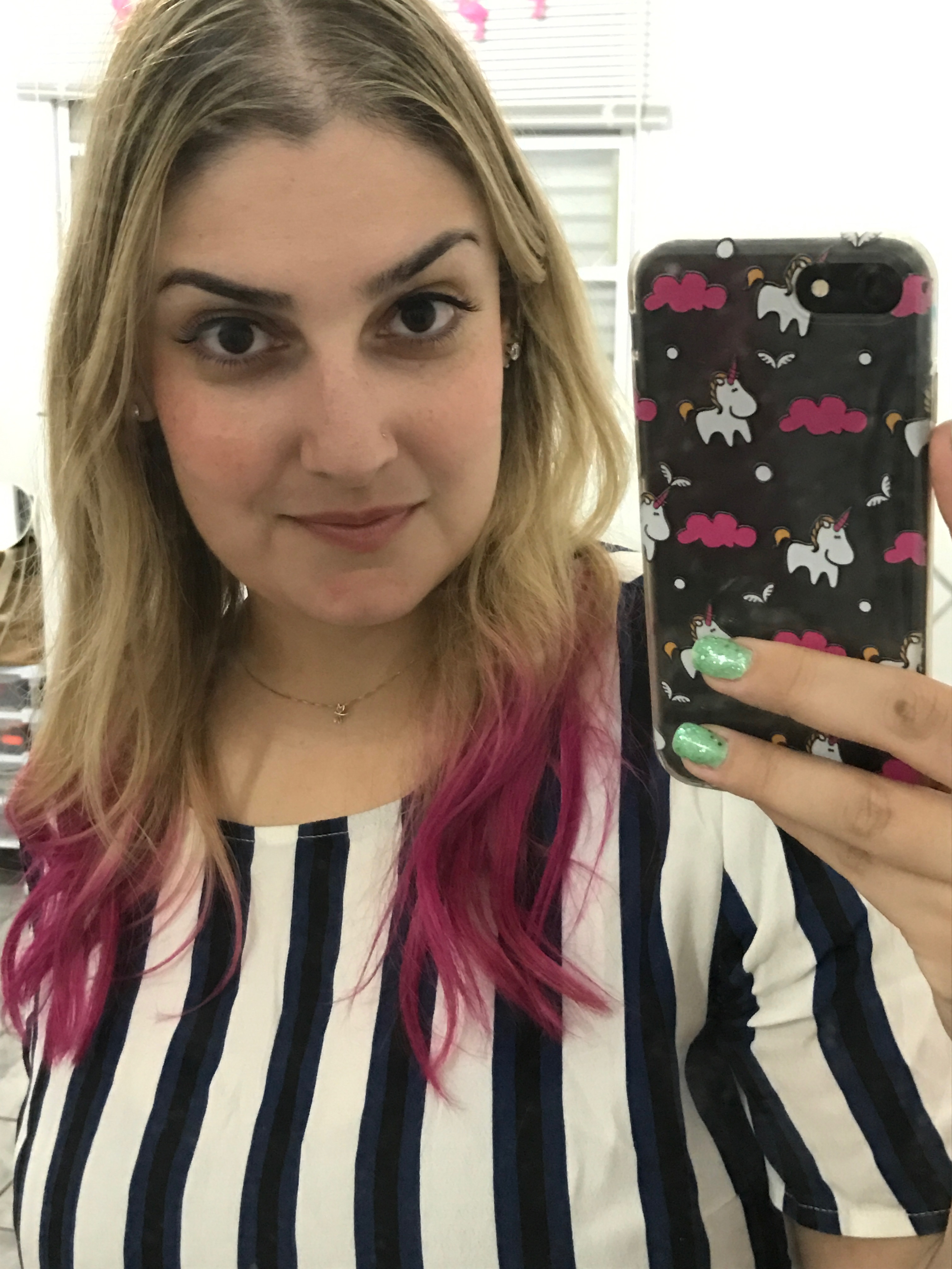 cabelo, cor de rosa, pontas, pink hair, giovana quaglio, como fazer diy