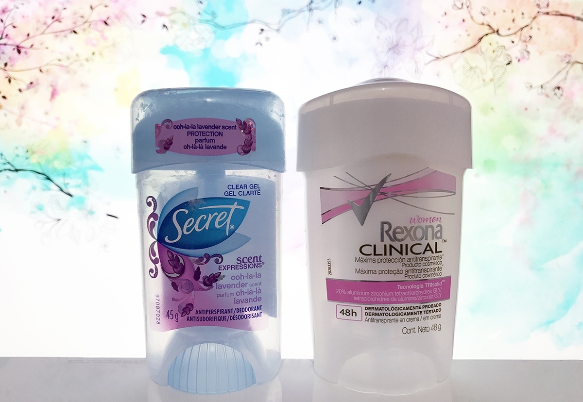 rexona clinical, desodorante, secret, americano, resenha, comparação