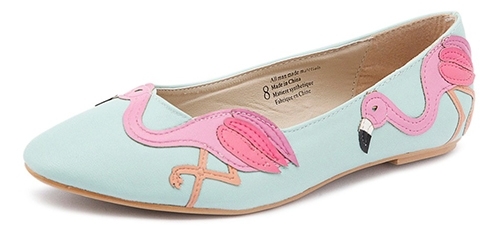 flamingo, acessorios, coisas, decoracao, roupas, sapato, flat, sapatilha