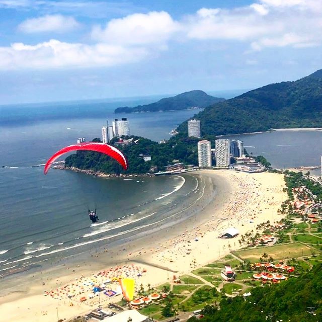 parapente, paraglide, voo, são vicente, santos, morro da asa delta, giovana quaglio, brasil