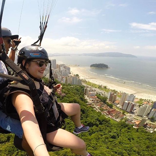 parapente, paraglide, voo, são vicente, santos, morro da asa delta, giovana quaglio, brasil