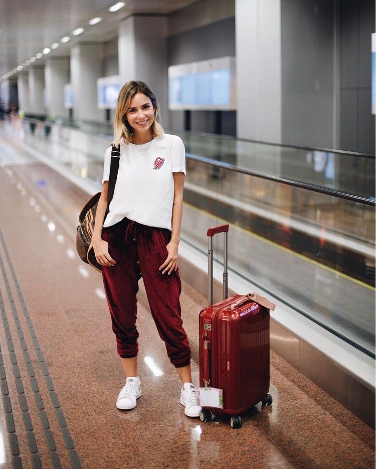 aerolook, looks, aeroporto, o que vestir, como usar, roupas pra avião, nah cardoso, camila coelho, thassia naves, luisa accorsi, chata de galocha