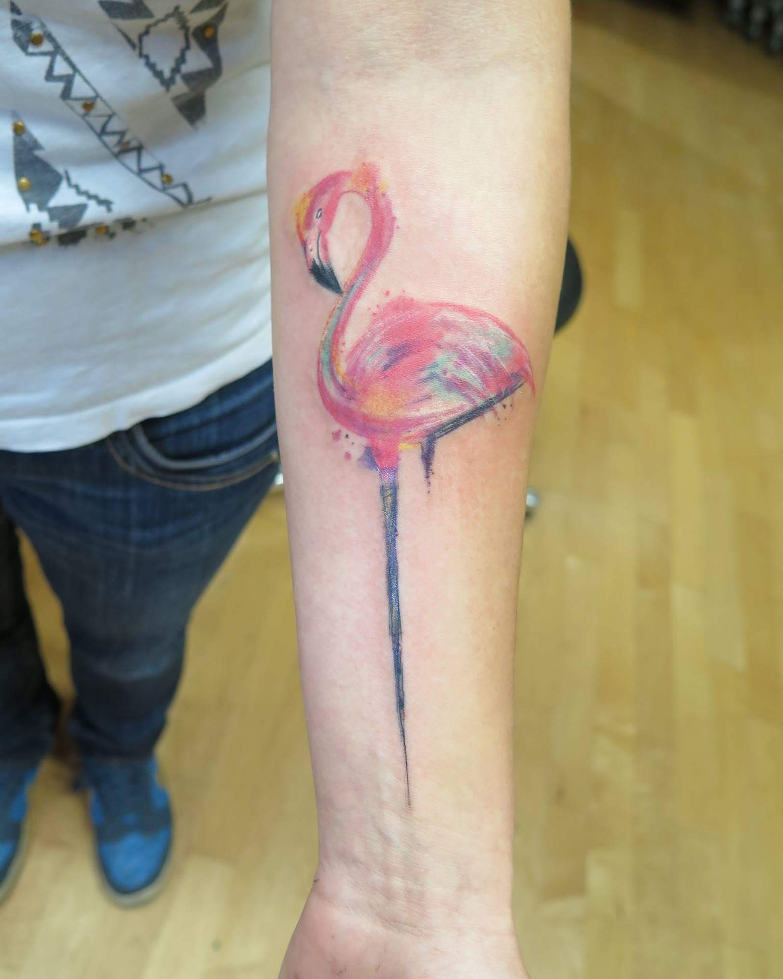 tatuagem, tattoo, flamingo, fotos, ideias, desenho, inspiração