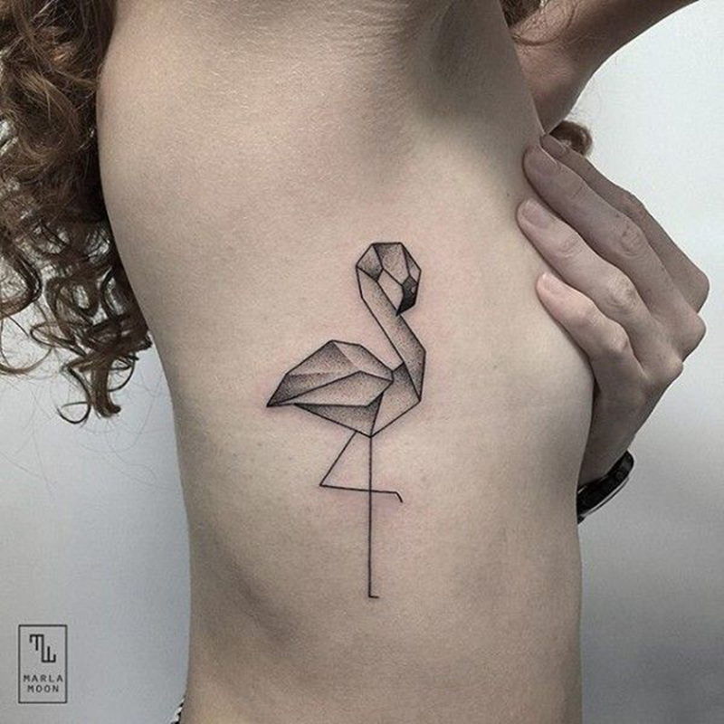 tatuagem, tattoo, flamingo, fotos, ideias, desenho, inspiração