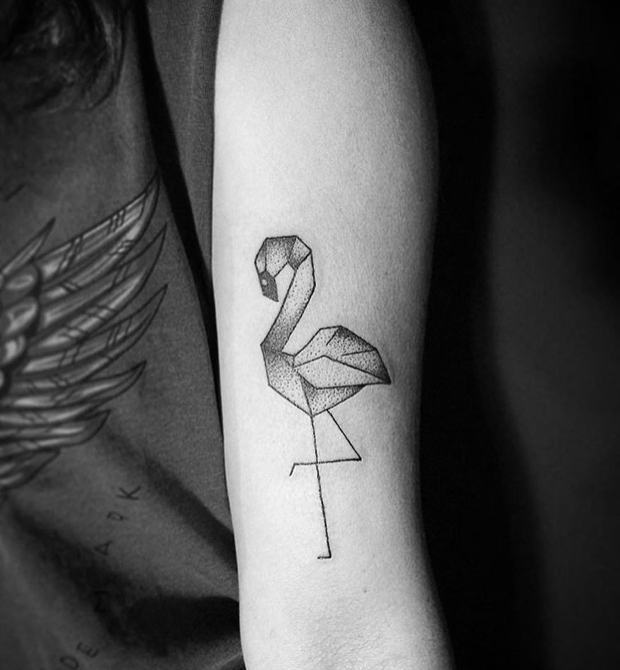 tatuagem, tattoo, flamingo, fotos, ideias, desenho, inspiração