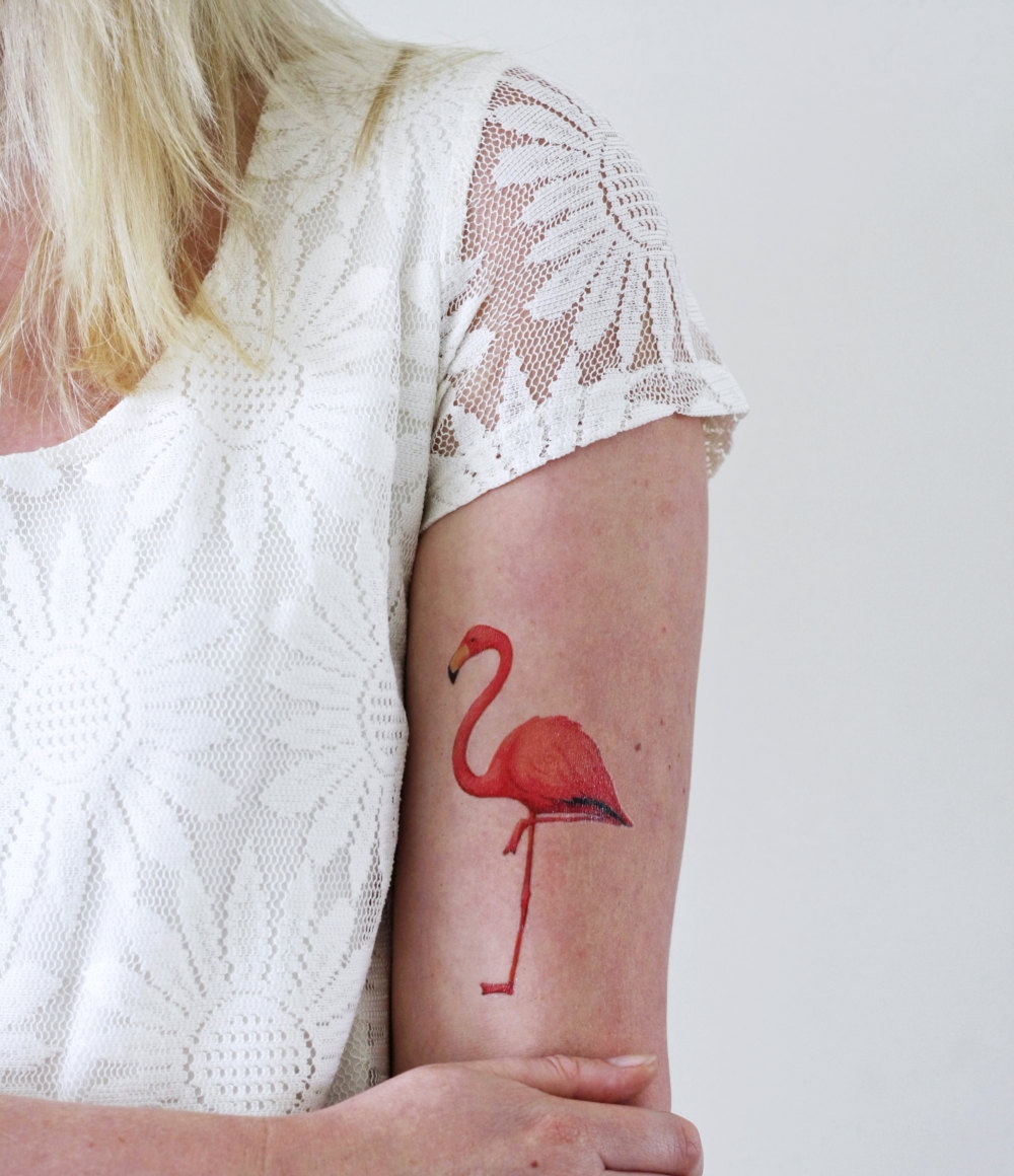 tatuagem, tattoo, flamingo, fotos, ideias, desenho, inspiração