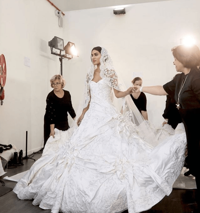 camila coelho, vestido de noiva, paris, fashion week, ralph & russo, fotos, digital influencer