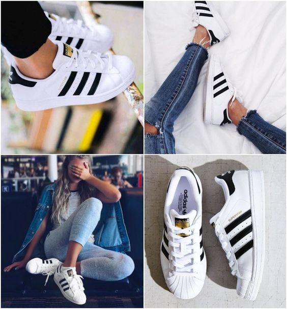 Pin on Looks com tenis adidas superstar branco