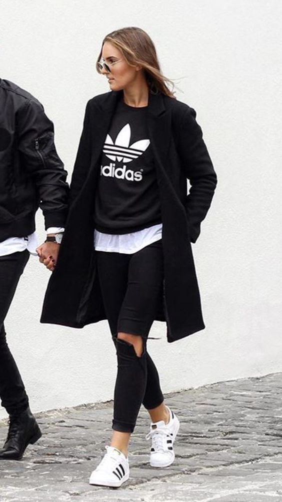 adidas, looks, superstar, como usar, look do dia, inspiração, tenis,