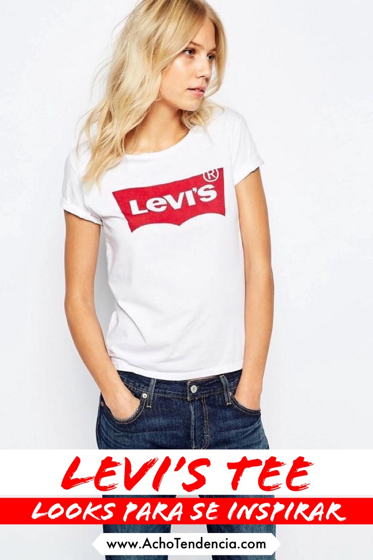 camiseta, levis, como usar, looks, fotos, ideias, jeans, tee, tshirt, julia levenstein