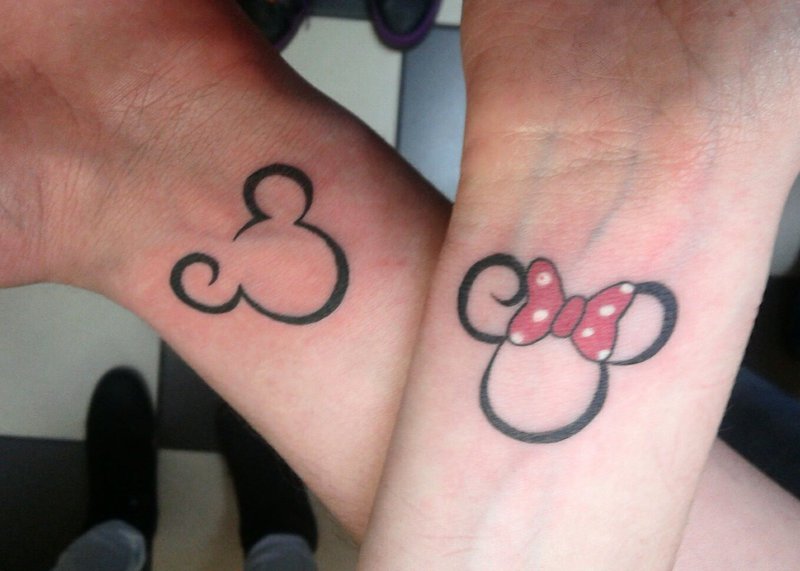 disney, mickey, minnie, tattoo, tatuagem, delicada, pequena, ideias, desenhos, 