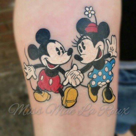 disney, mickey, minnie, tattoo, tatuagem, delicada, pequena, ideias, desenhos, 