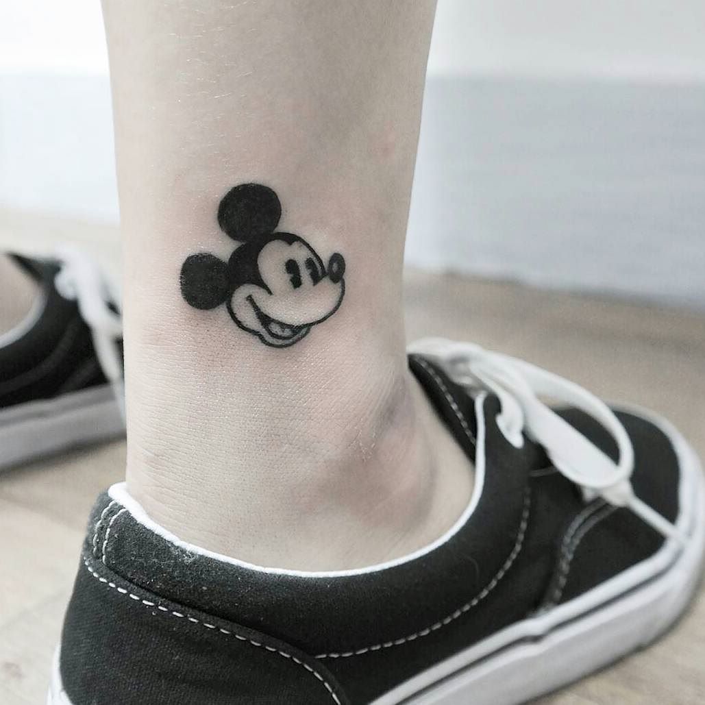 disney, mickey, minnie, tattoo, tatuagem, delicada, pequena, ideias, desenhos, 