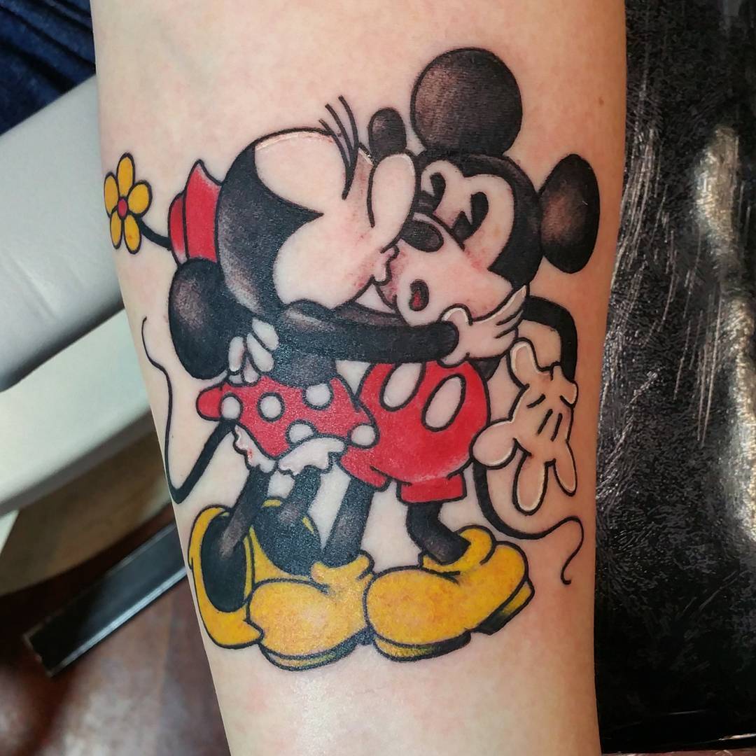 disney, mickey, minnie, tattoo, tatuagem, delicada, pequena, ideias, desenhos, 