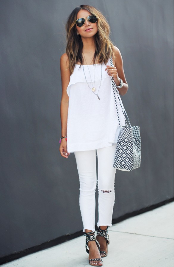 como usar roupa branca, look branco, looks reveillon, ano novo, ideias de looks, roupa branca, dia a dia, all white