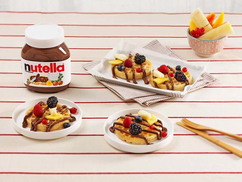 nutella, receitas, passo a passo, como fazer, ideias, frutas, waffle