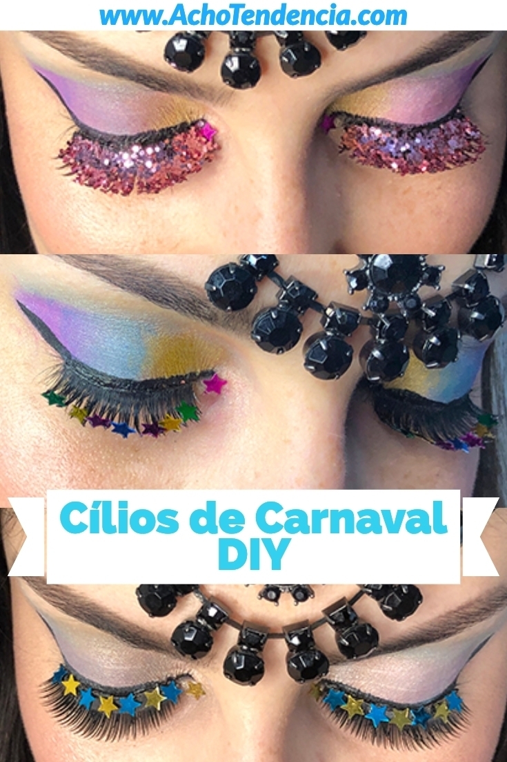 maquiagem, carnaval, ideia, colorida