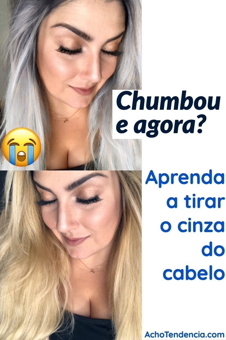 tirar cinza do cabelo, cinza, chumbado, cabelo, loiro, manchado, shampoo, matizante, matizador, tirar azul do cabelo