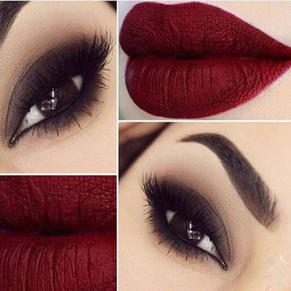 batom vermelho, maquiagem com batom vermelho, makeup, fotos, ideias