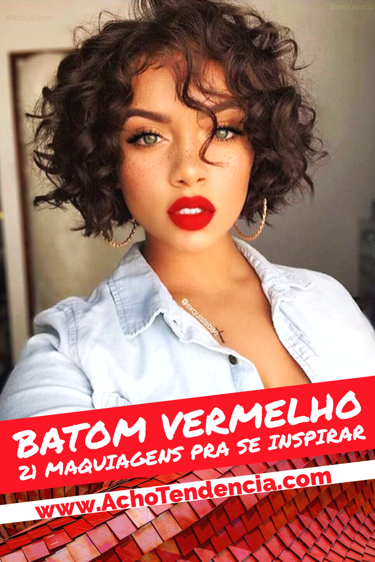 batom vermelho, maquiagem com batom vermelho, makeup, fotos, ideias