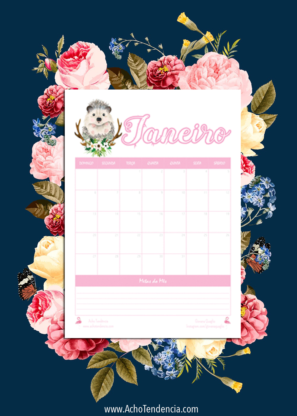 planner, 2020, baixar, gratis, imprimir