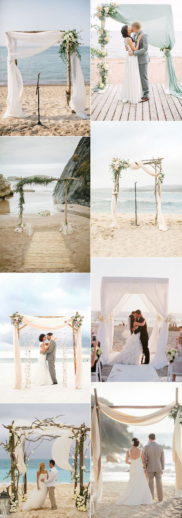 casamento na praia, fotos de casamento, ideias, inspiração, decoração, altar