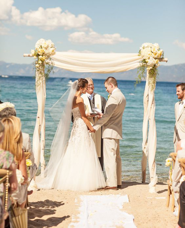 casamento na praia, fotos de casamento, ideias, inspiração, decoração, altar