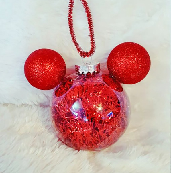 natal, disney, decoração, diy, mickey, minnie, bola, bola de natal, árvore do mickey, como fazer, passao a passo