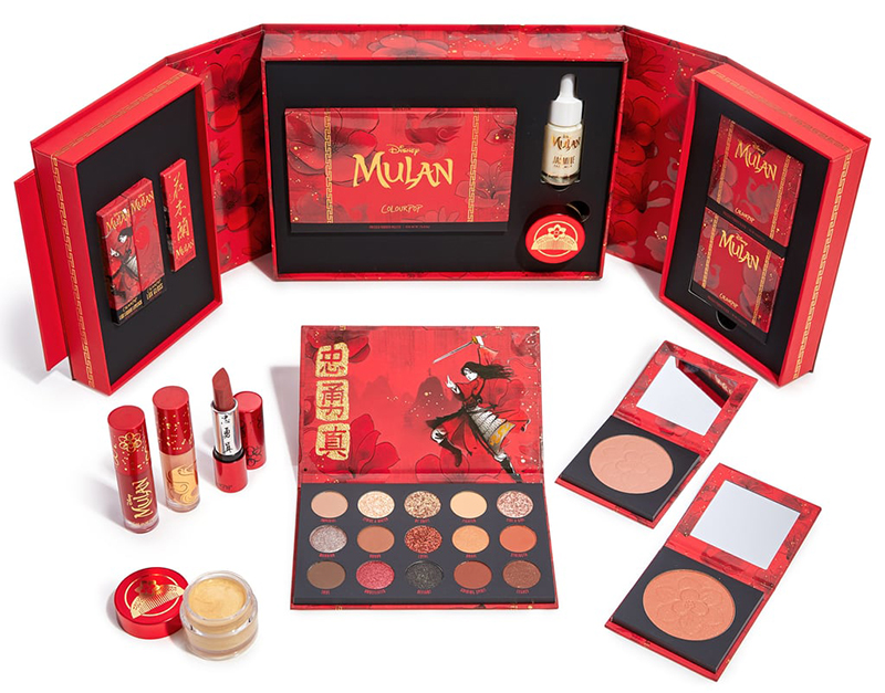 mulan, maquiagem, colourpop