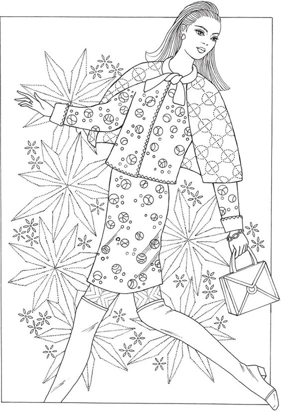 desenho de moda, para colorir, livro de desenhos, desenhos para colorir, roupas, croqui